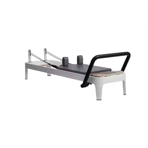 White Aluminum Pilates Reformer – Sleek Design, Full Set 