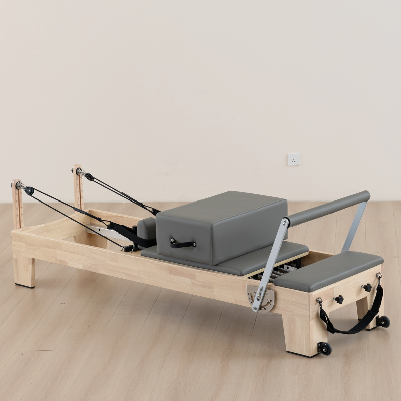 Wooden Pilates Reformer – Solid Oak Frame for Home and Studio