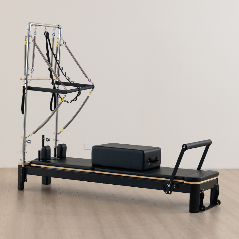 Aluminum Pilates Reformer with Tower for Home and Studio