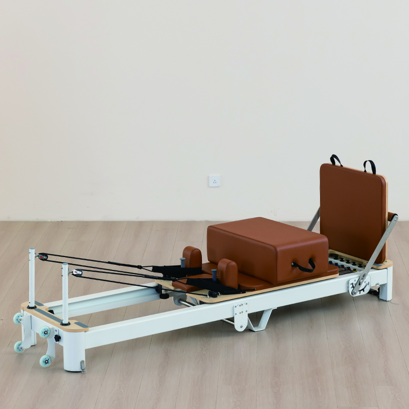 Aluminum Folding Pilates Reformer – Portable, Lightweight